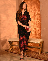 Cotton Rayon Red Salma-Sitara Shirtdress